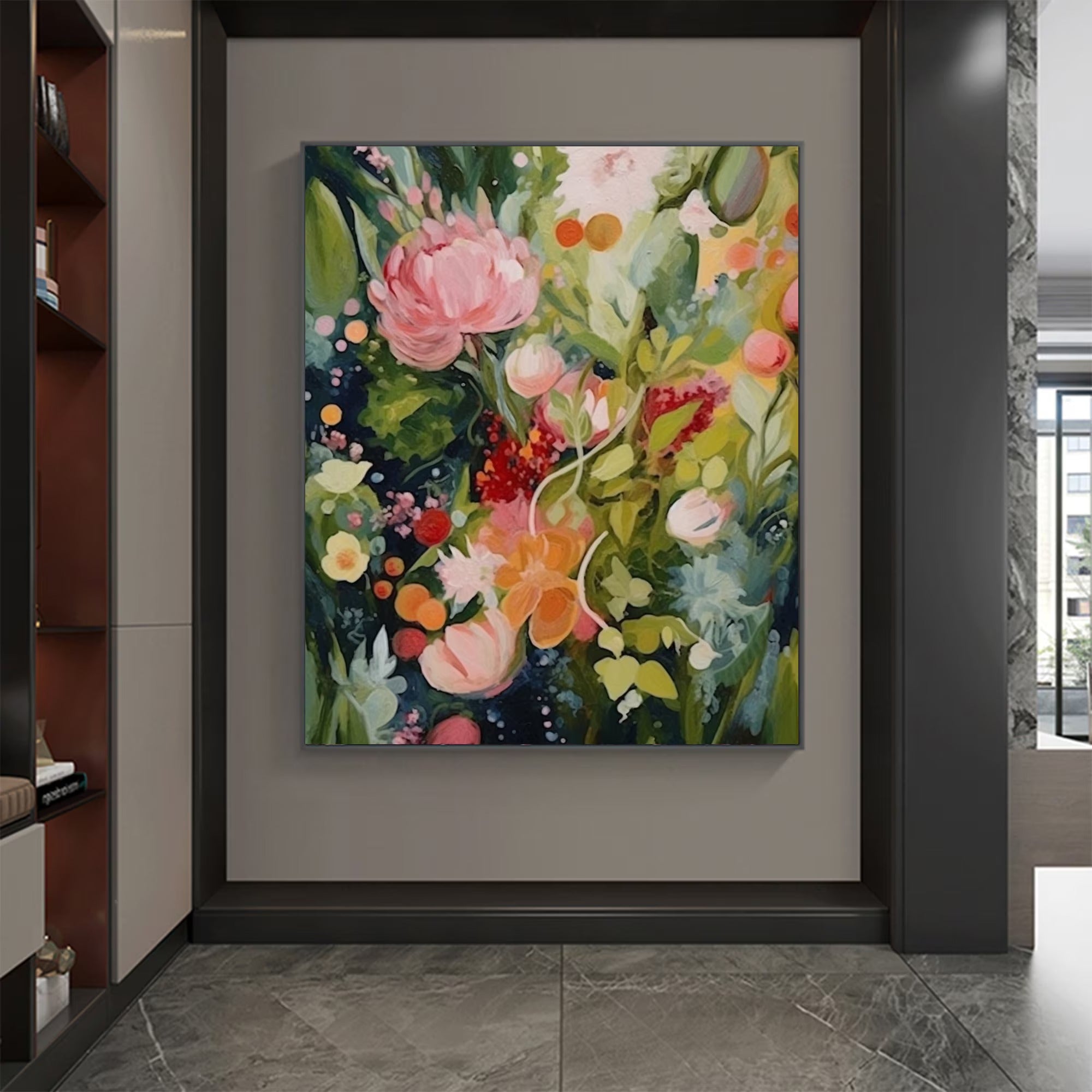 A Field of Joy - Large Textured Painting