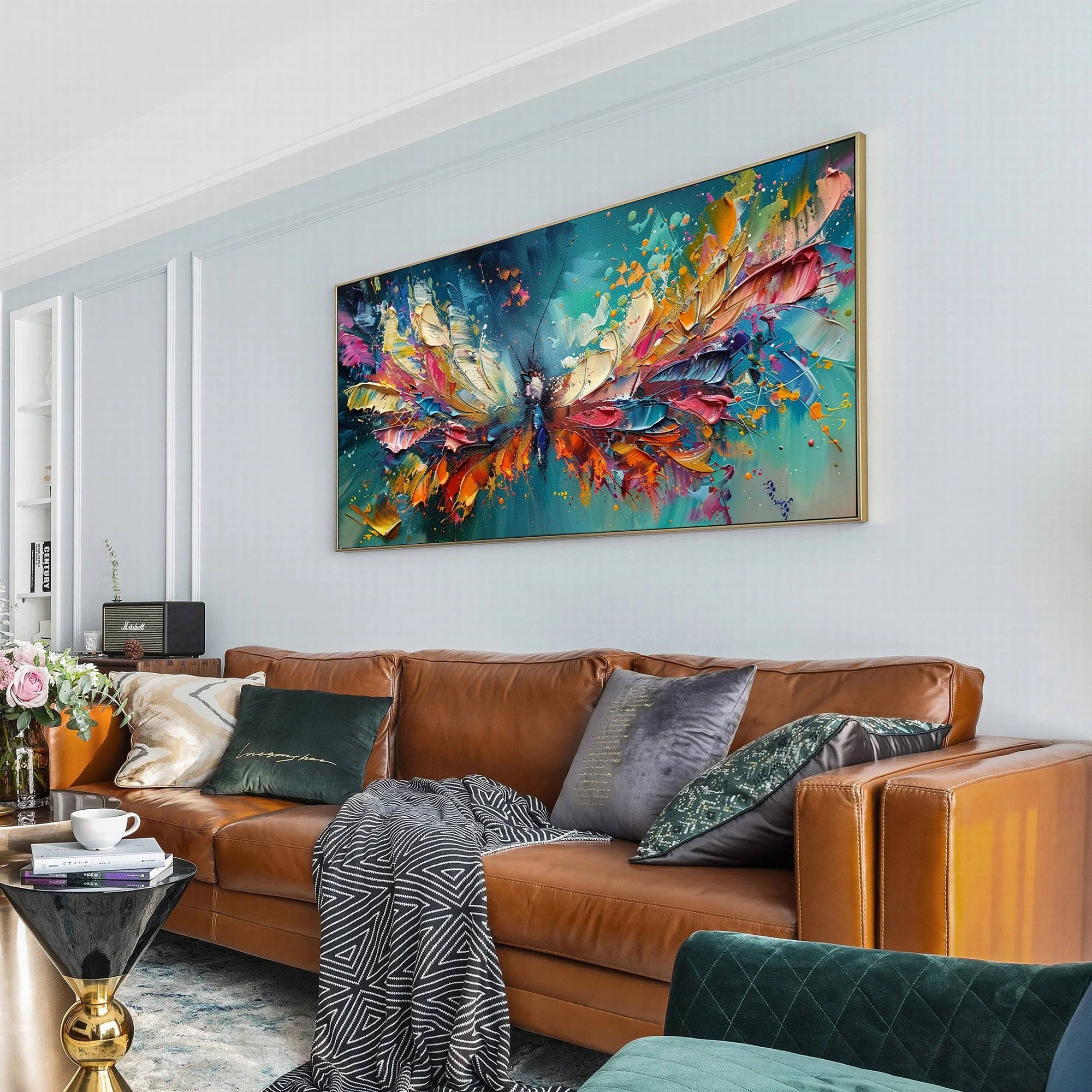 Shimmer - Large Abstract Textured Painting