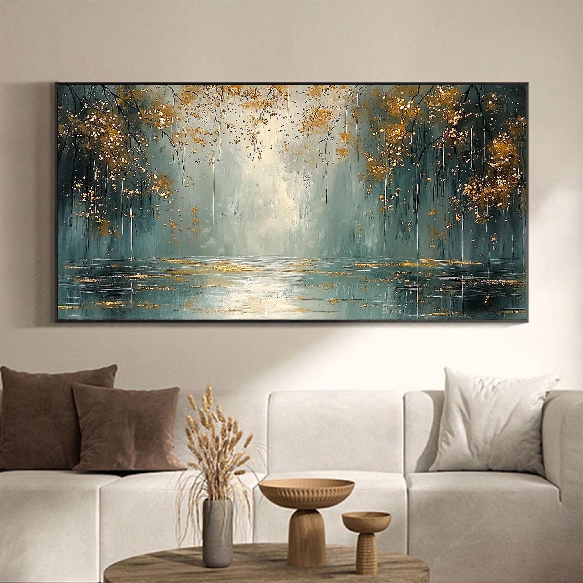 Pull - Large Textured Painting