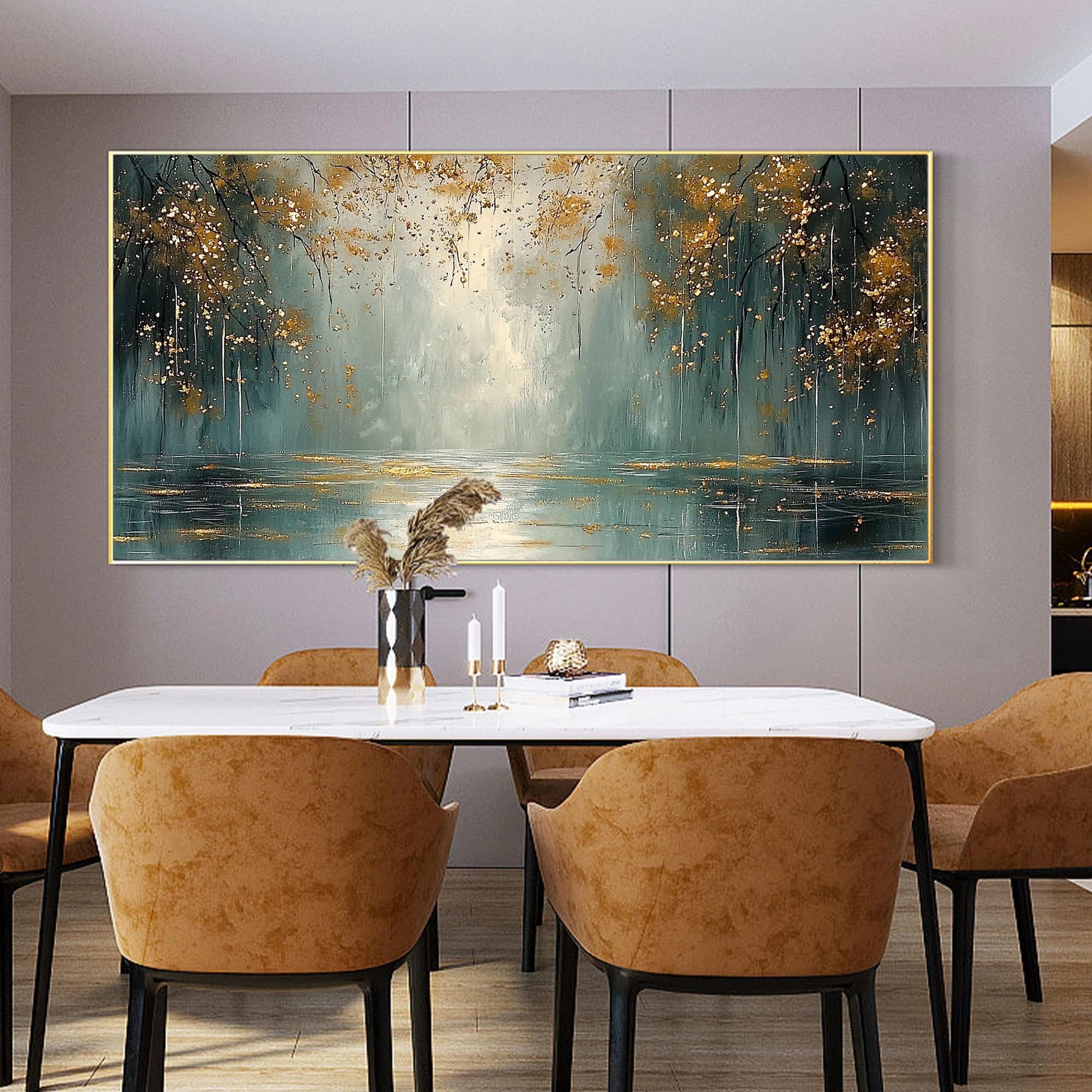 Pull - Large Textured Painting