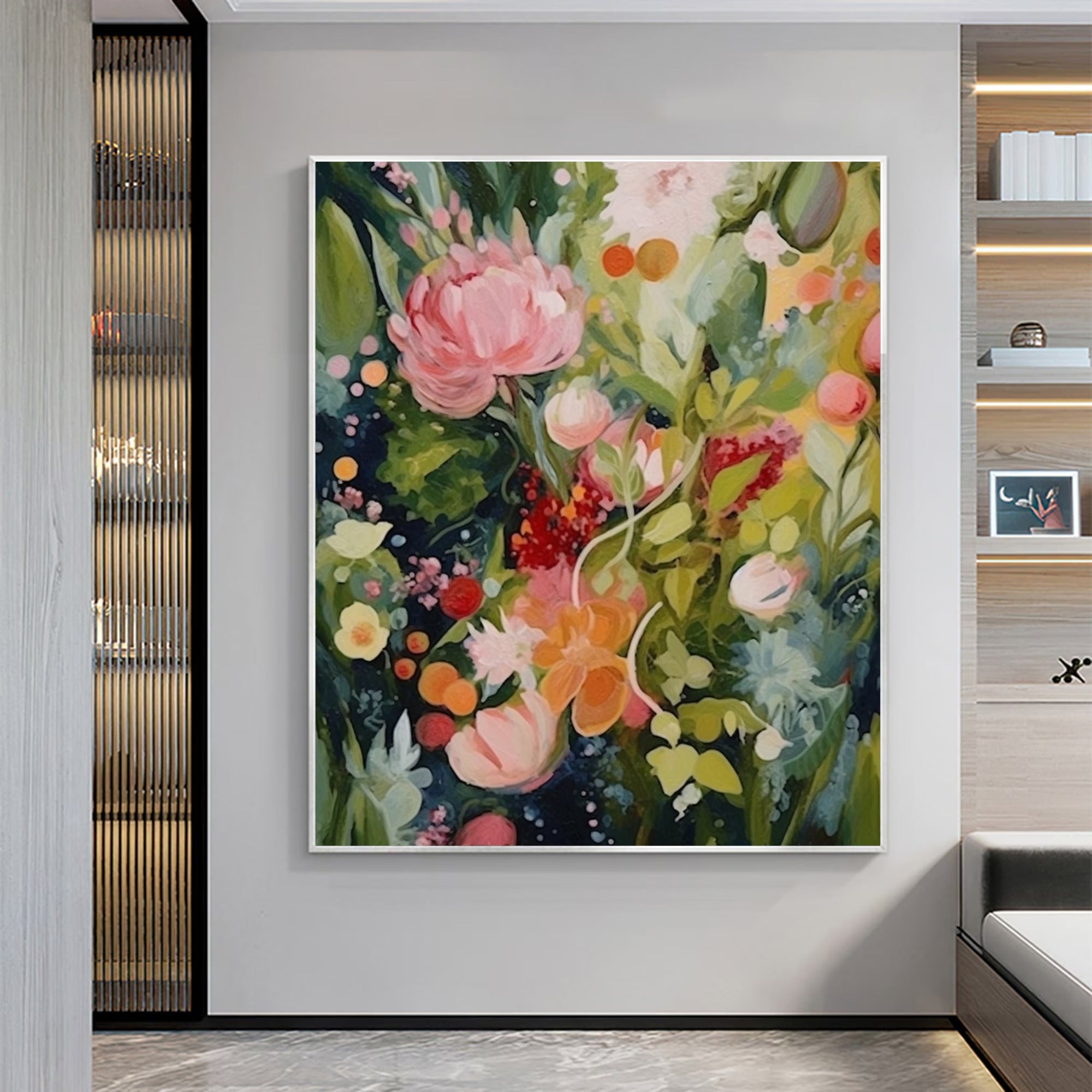 A Field of Joy - Large Textured Painting