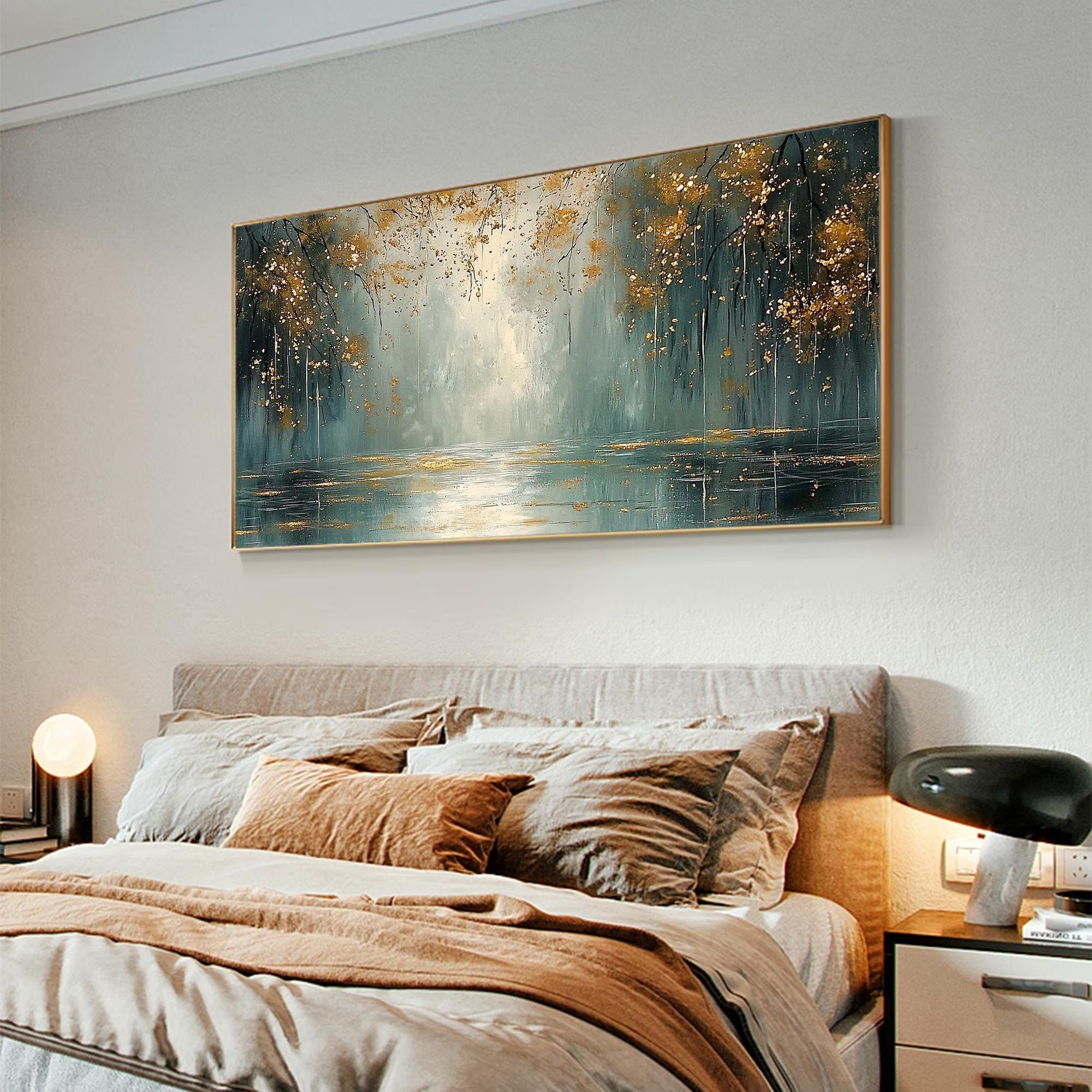 Pull - Large Textured Painting