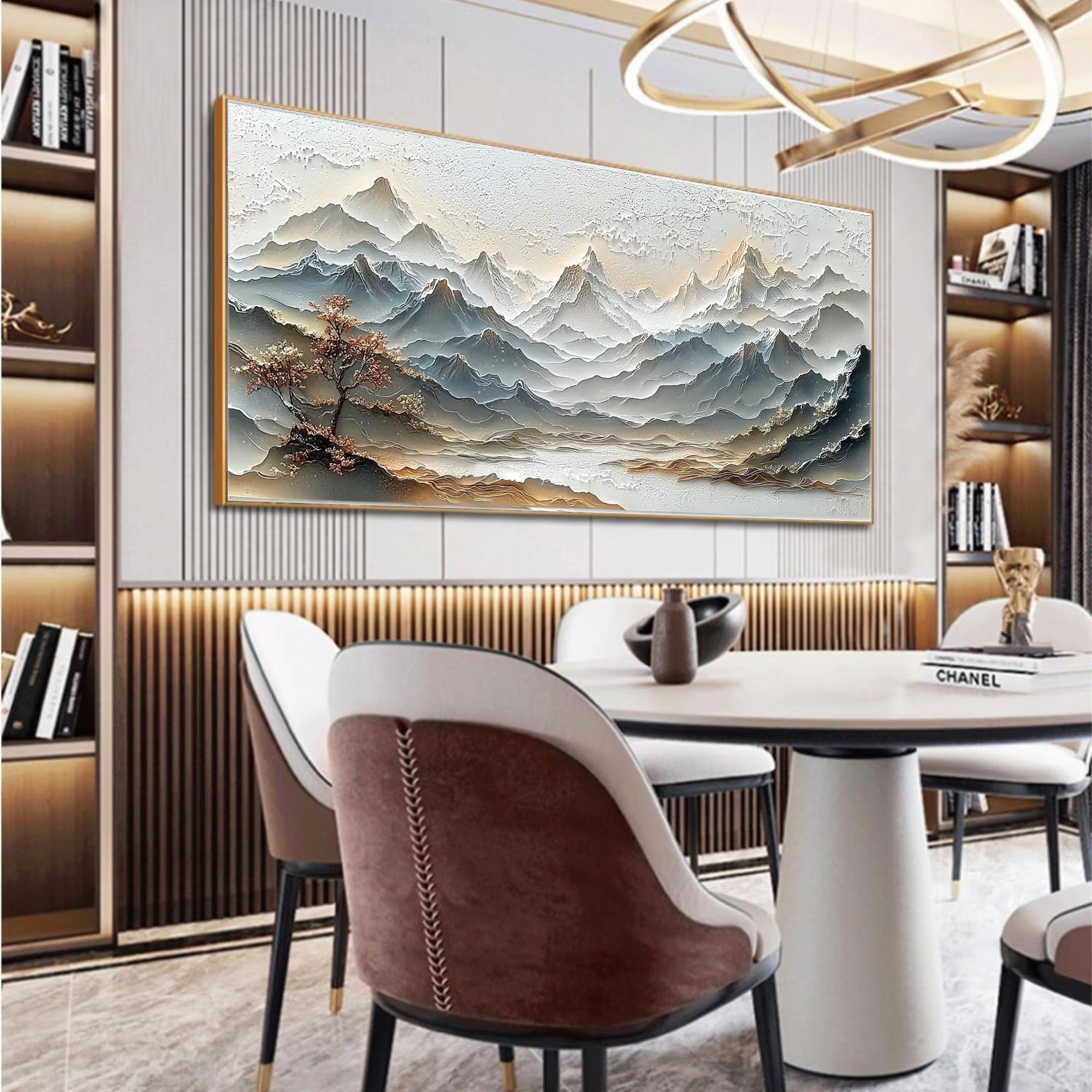 Tranquil - Large Textured Painting