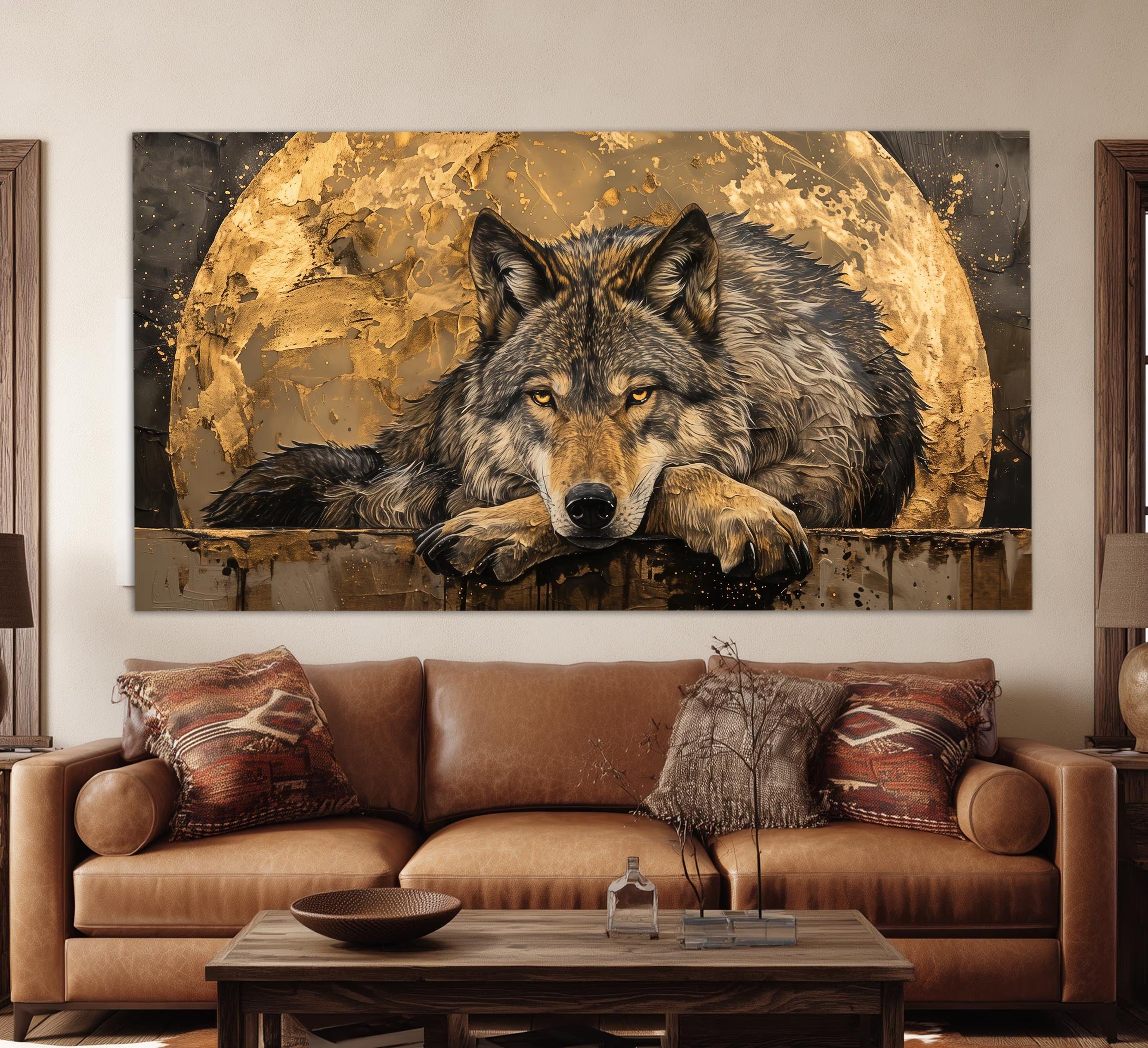 Rest - Large Textured Painting