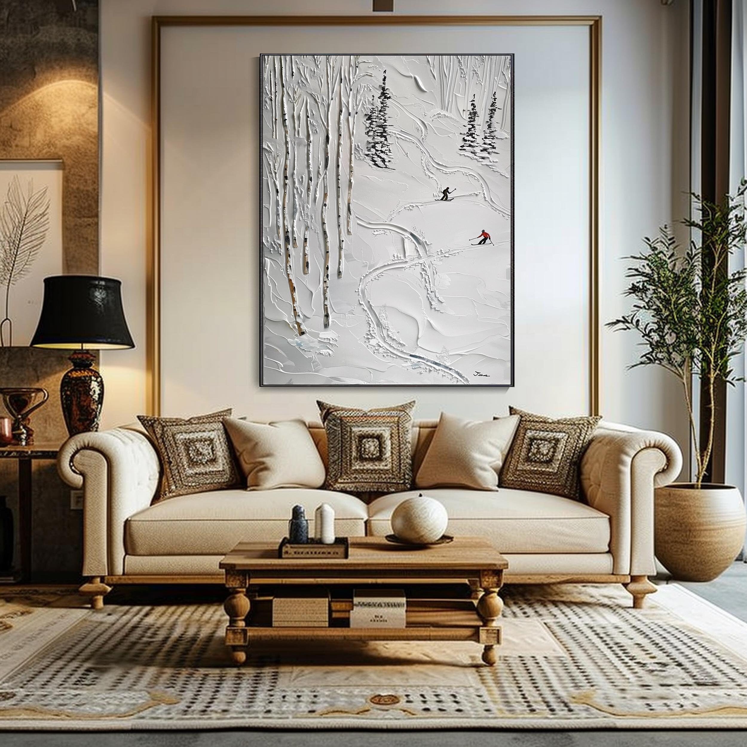 True Bliss - Large Abstract Textured Painting