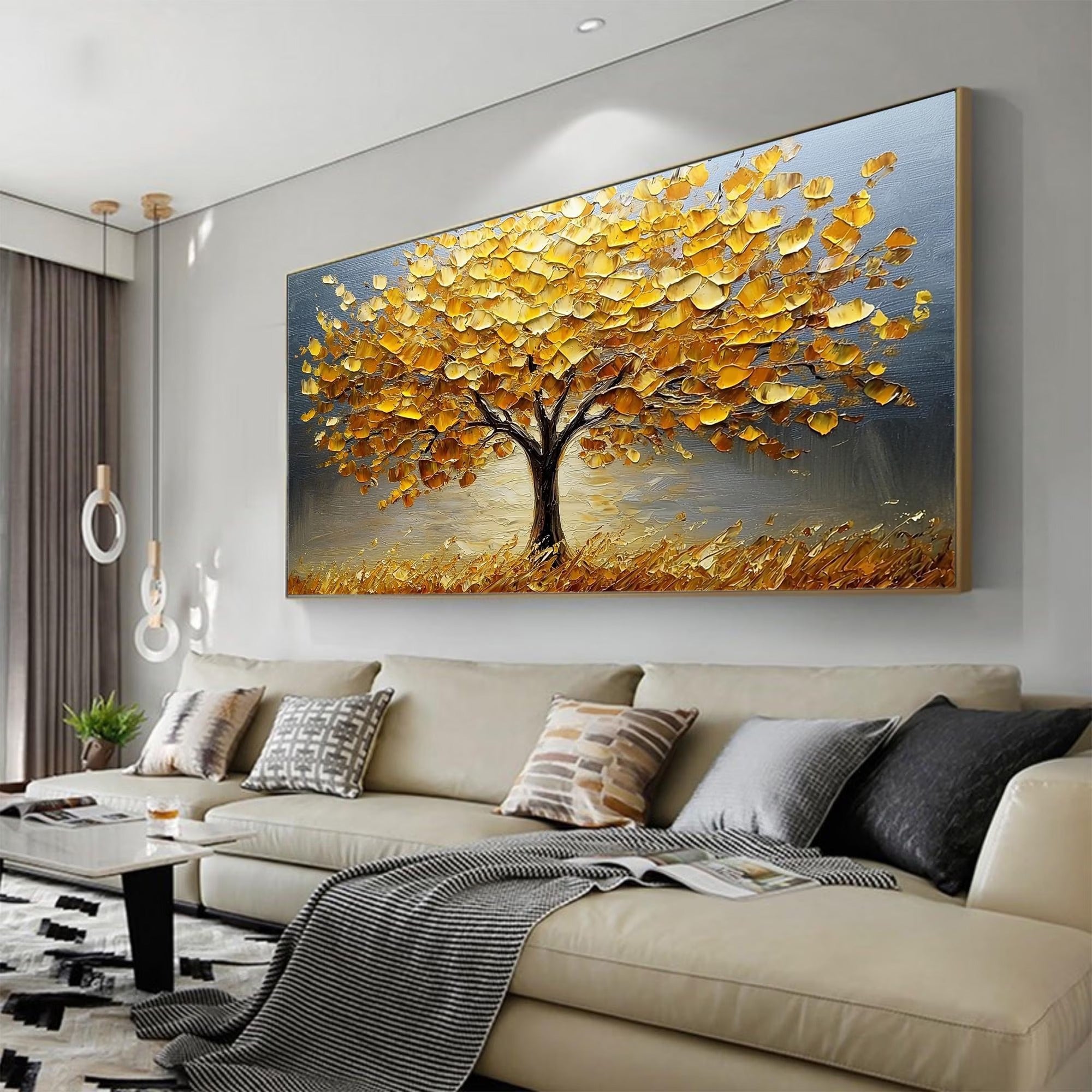 Radiant - Large Abstract Textured Painting