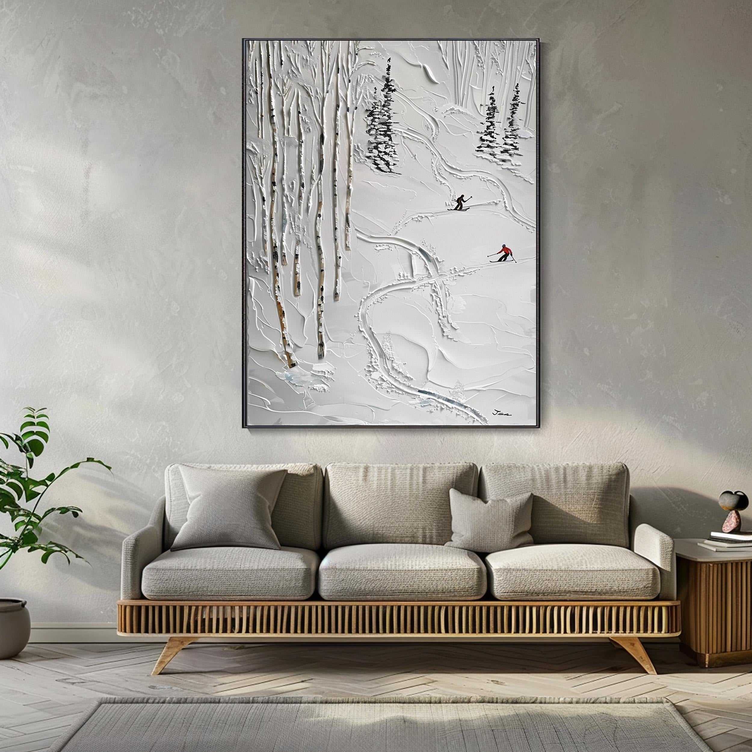 True Bliss - Large Abstract Textured Painting