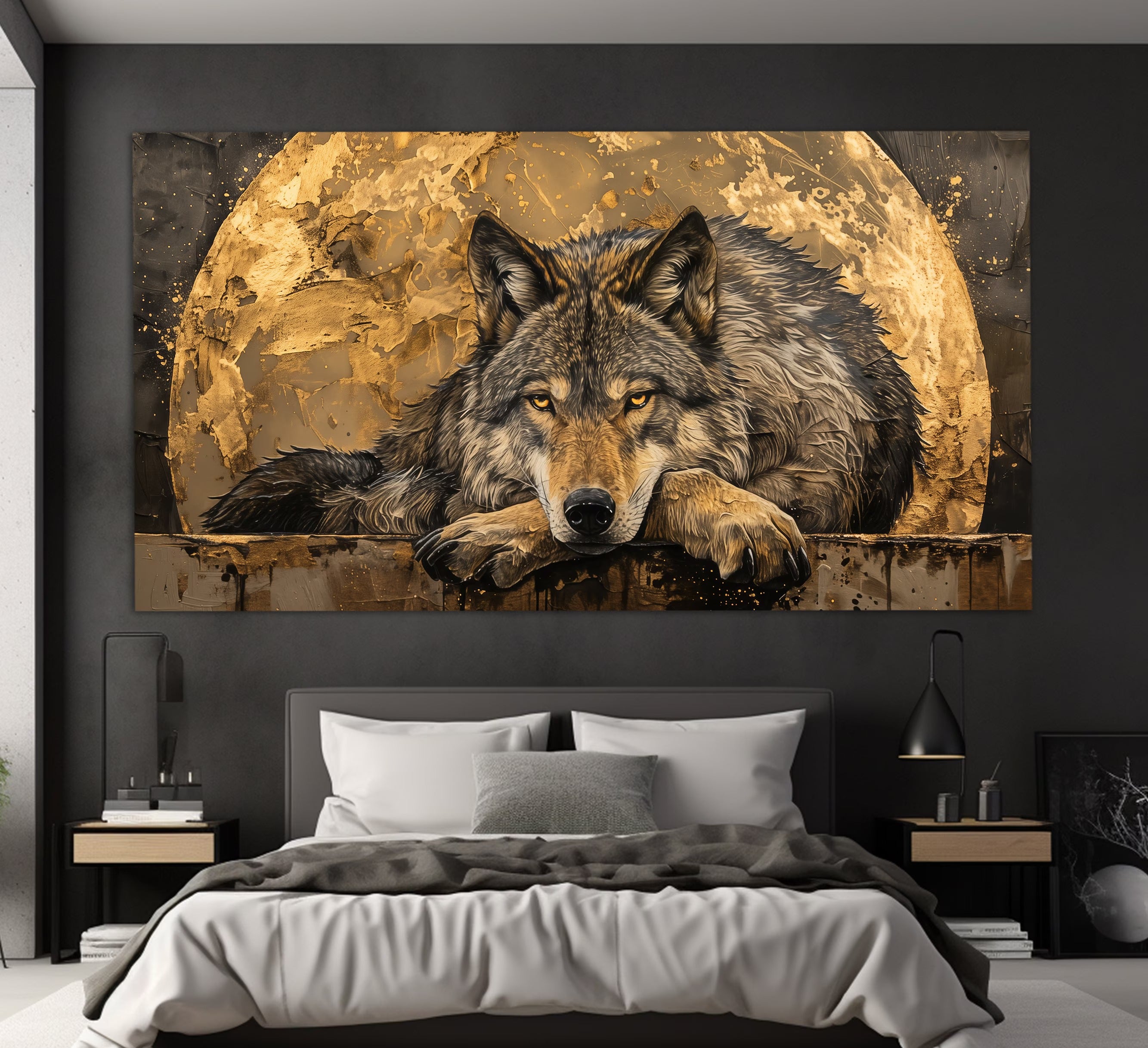 Rest - Large Textured Painting