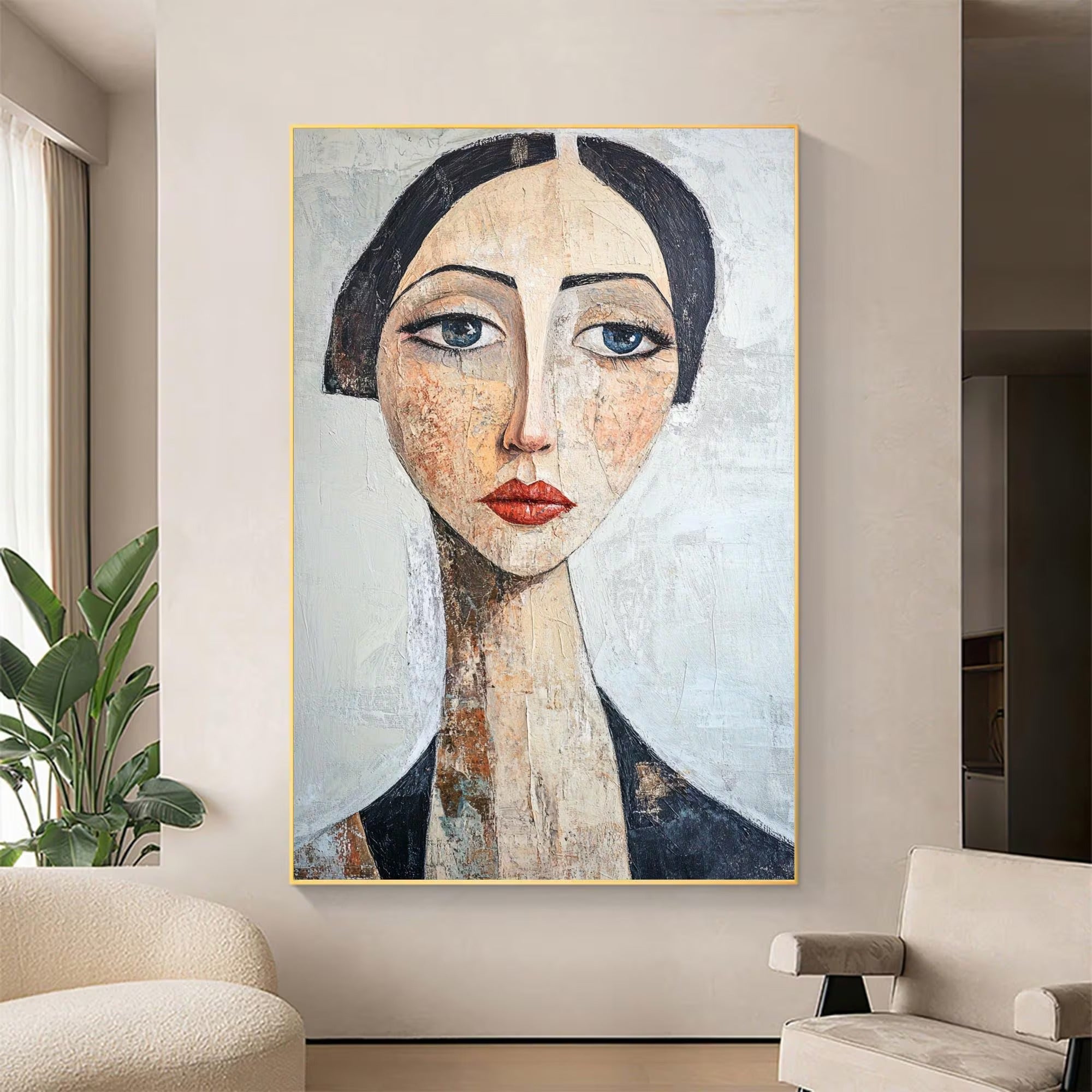Kind - Large Textured Painting