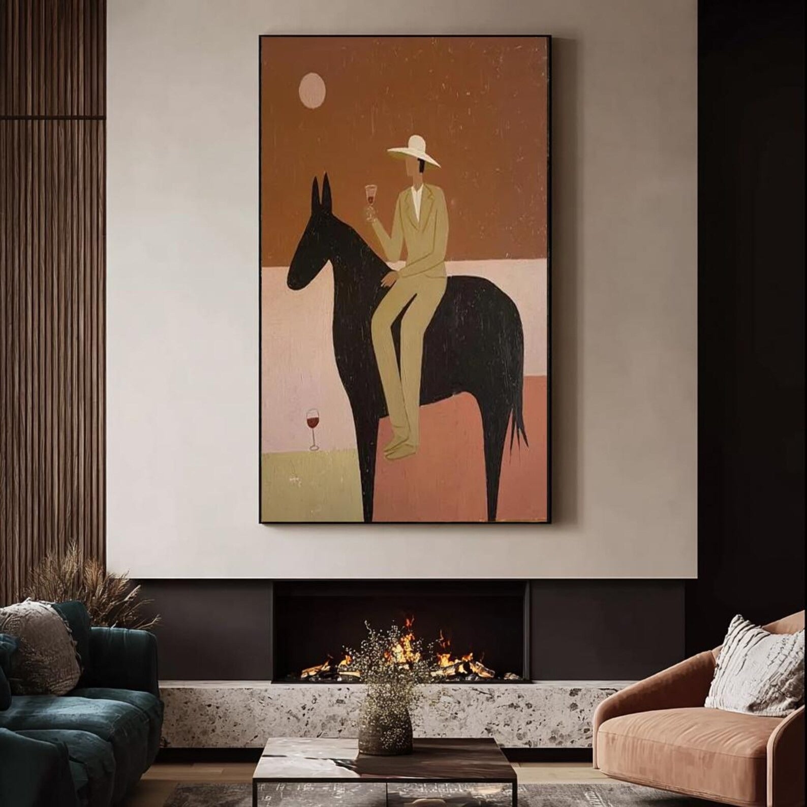 Ride - Large Wall Painting