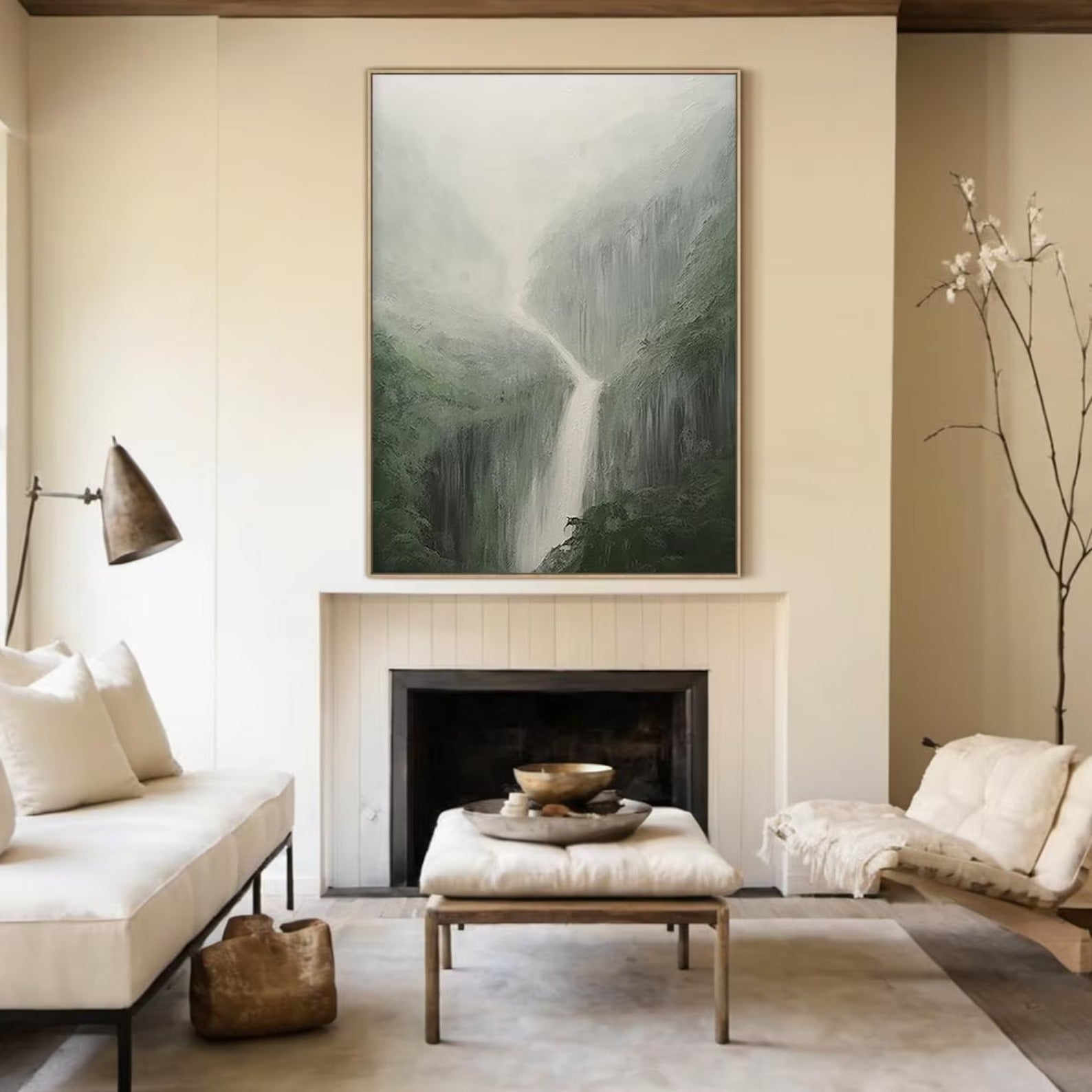 Green Hope - Large Abstract Textured Painting