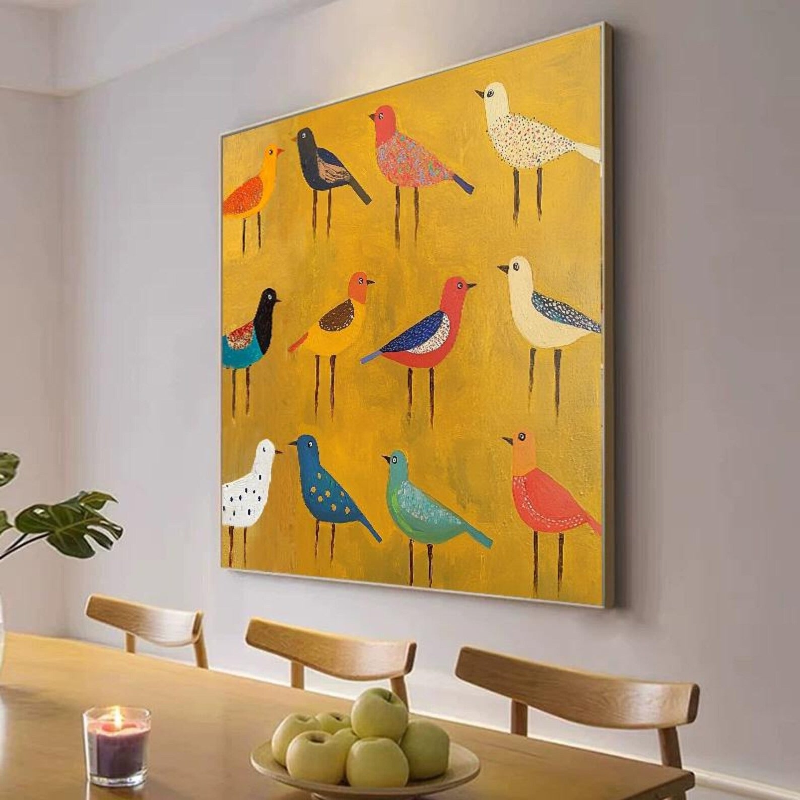 The Rhythm of Many - Large Textured Painting