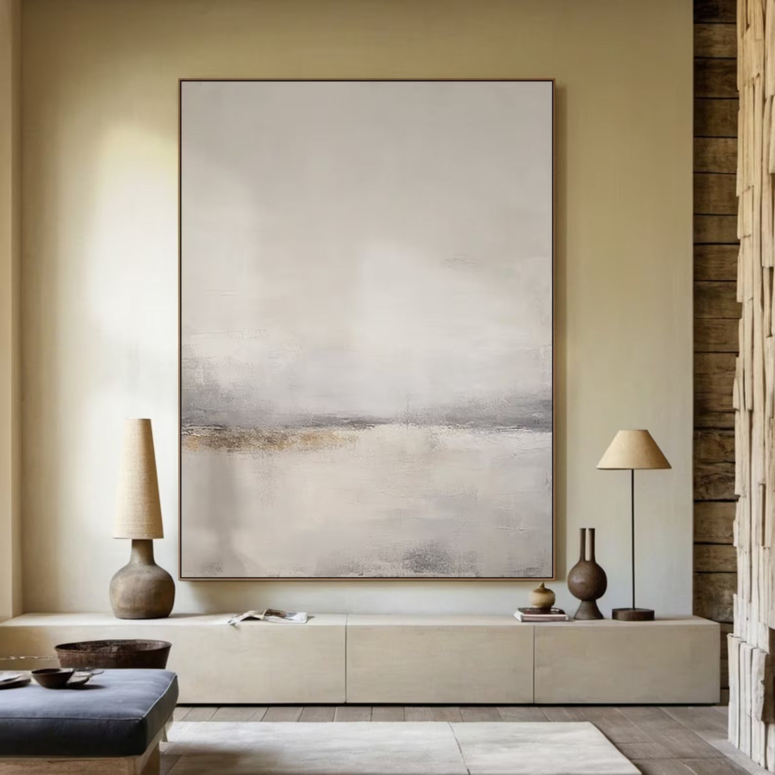 Open Air - Large Abstract Textured Painting