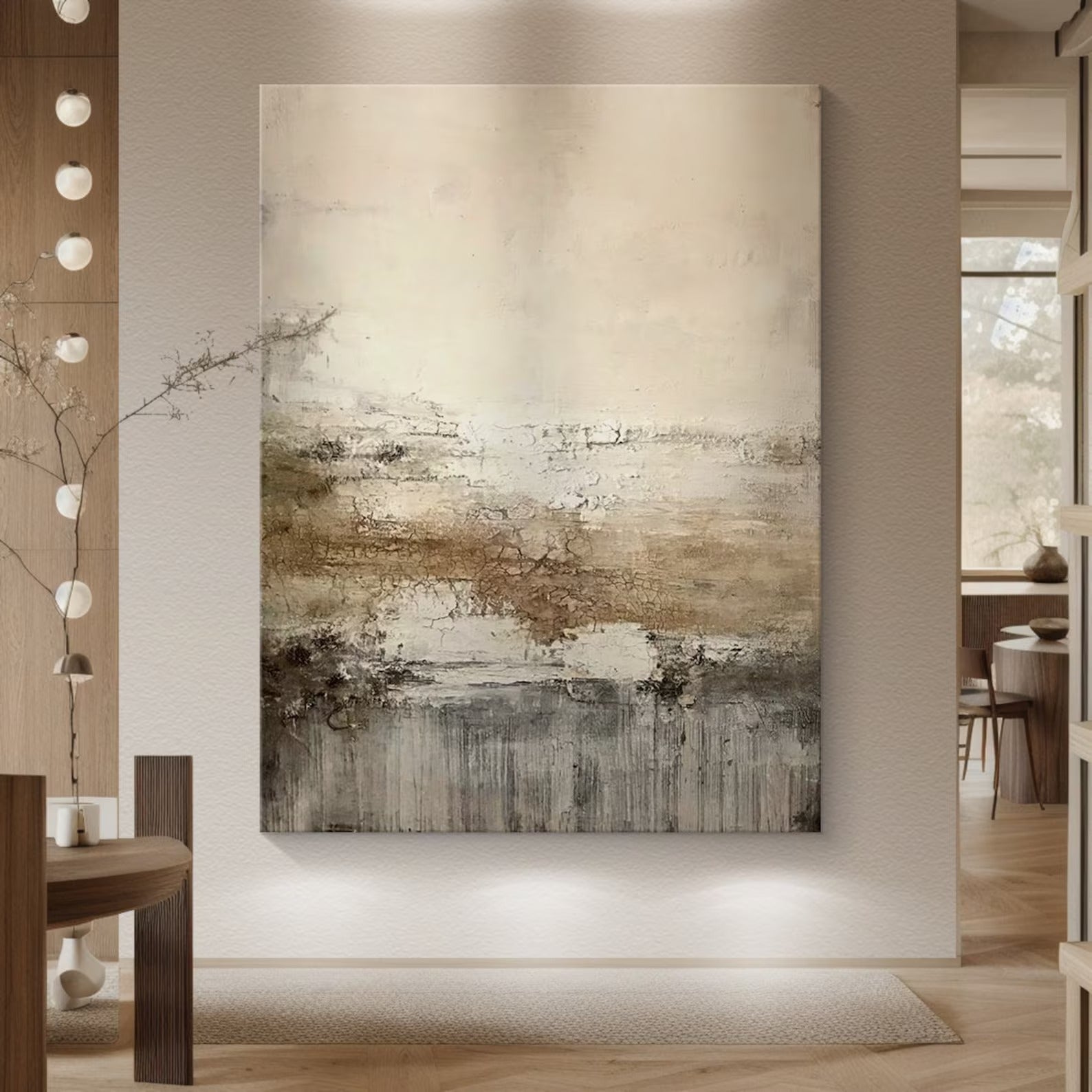 New Bloom - Large Abstract Textured Painting