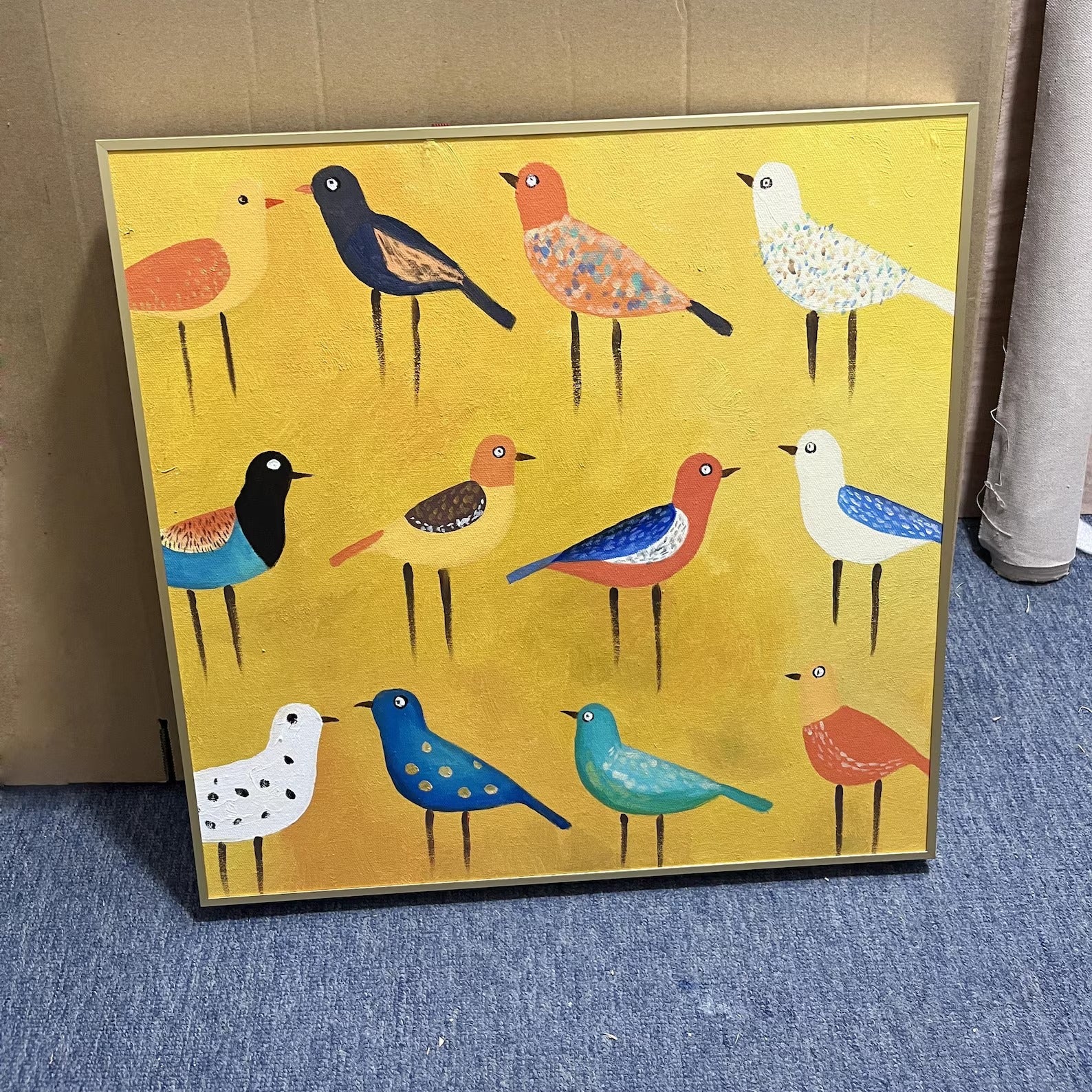 The Rhythm of Many - Large Textured Painting