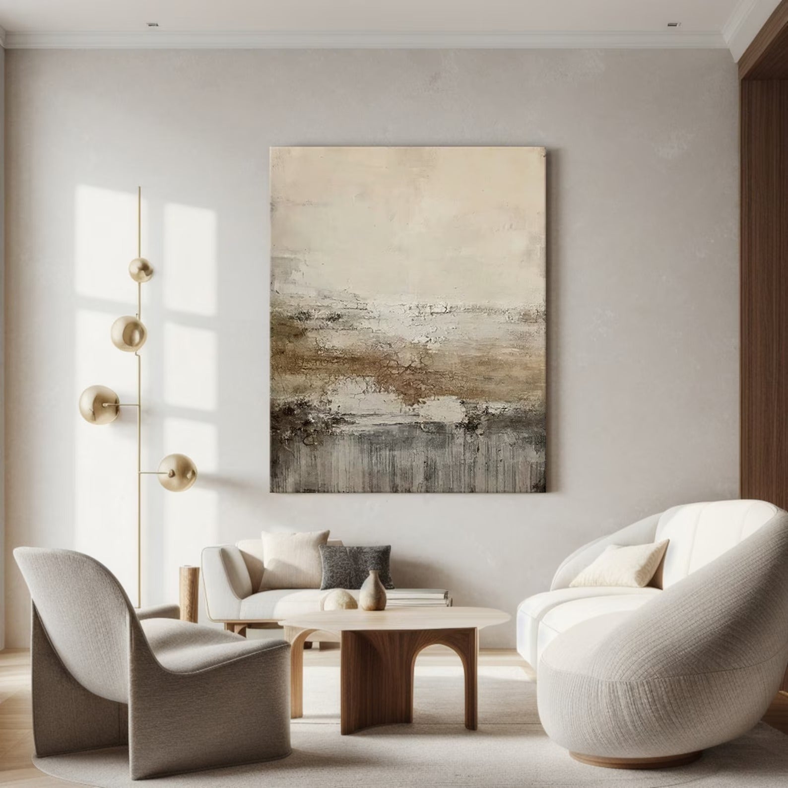New Bloom - Large Abstract Textured Painting