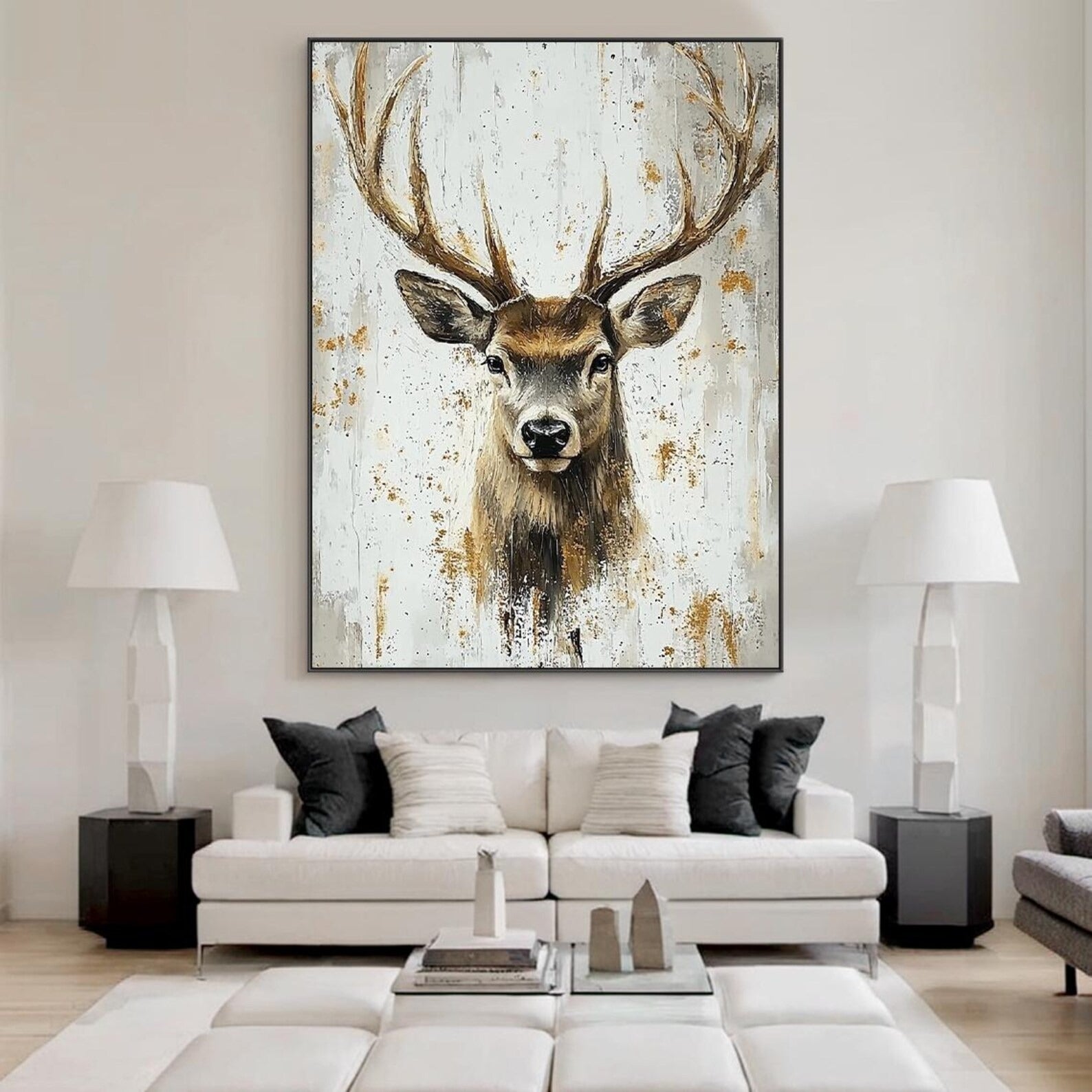 Crown of the Forest - Large Textured Painting