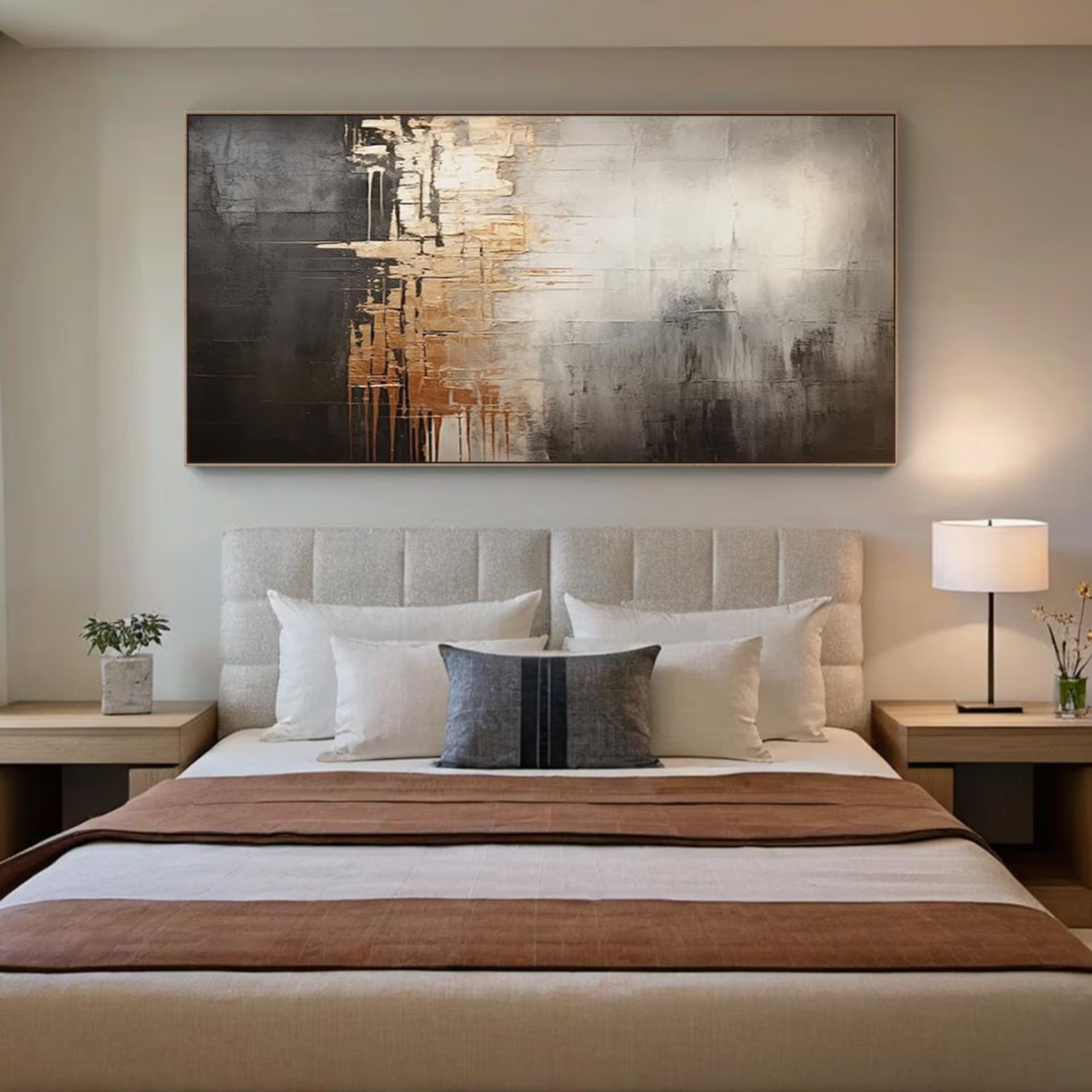 Boundless Calm - Large Abstract Textured Painting